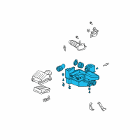 OEM Honda Case Set, Air Cleaner Diagram - 17201-RME-A00