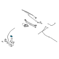 OEM 2002 Hyundai Sonata Cap-Windshield Washer Reservoir Diagram - 98623-39000