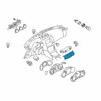 OEM 2015 Nissan 370Z Control Assembly Diagram - 27500-1EA0A