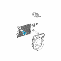 OEM 2002 Dodge Ram 1500 Hose-Radiator Diagram - 52029830AB