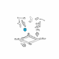 OEM 2008 Buick Lucerne Rear Mount Diagram - 20760907