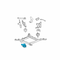 OEM 2007 Cadillac DTS Transmission Mount Diagram - 20760909