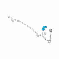 OEM 2004 Nissan Murano Clamp-Stabilizer Diagram - 54614-CA000