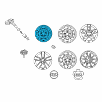 OEM 2013 Kia Soul Wheel Assembly-Steel Diagram - 529102K030