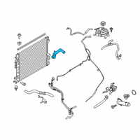 OEM 2018 Lincoln MKX Lower Hose Diagram - F2GZ-8286-J