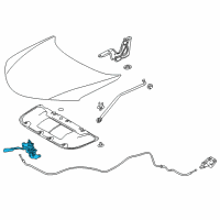 OEM 2013 Toyota RAV4 Lock Diagram - 53510-42100