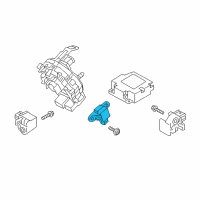 OEM 2017 Hyundai Ioniq Sensor Assembly-Pressure Side Impact Diagram - 95920-F2100