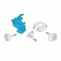 OEM Hyundai Elantra Clock Spring Contact Assembly Diagram - 93490-F2225