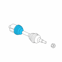 OEM 2008 Saturn Outlook Inner Boot Diagram - 15855655