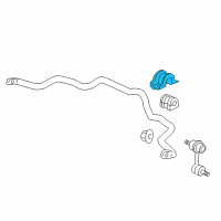 OEM Acura Bracket, Front Stabilizer Diagram - 51308-TK4-A00