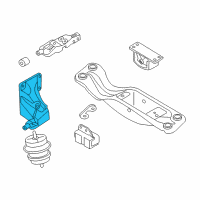 OEM 2013 Infiniti G37 Bracket Engine Mounting Rh Diagram - 11232-JK50A