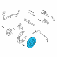 OEM 2018 Ford Fusion Rotor Diagram - KJ5Z-2C026-A