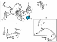 OEM Cadillac By-Pass Valve Diagram - 55503297