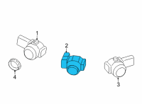 OEM BMW X7 ULTRASONIC SENSOR, BLACK Diagram - 66-20-9-826-785