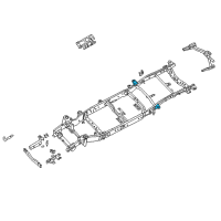 OEM 2021 Nissan NV1500 Bracket-Cab Body, 4TH RH Diagram - K5140-1PAMA