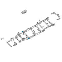 OEM 2015 Nissan NV3500 Bracket-Cab Mounting, 2ND Diagram - K5122-1PAMA