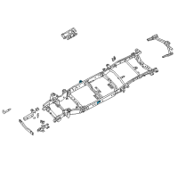 OEM 2018 Nissan NV1500 Bracket-Cab Mounting, 3RD Diagram - K5132-1PAMA