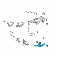 OEM 2013 Cadillac XTS Rear Lower Control Arm Diagram - 23214431