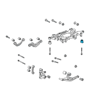 OEM 2015 Buick LaCrosse Suspension Crossmember Bushing Diagram - 13306735