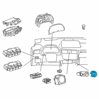 OEM 2021 Lexus RX450hL Control & Panel Assembly Diagram - 84010-48711