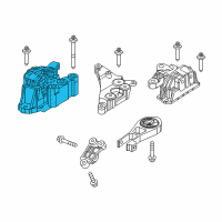 OEM 2020 Jeep Compass INSULATOR-Engine Mount Diagram - 68328737AB