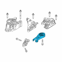 OEM 2021 Jeep Compass INSULATOR-Transmission Mount Diagram - 68253029AC