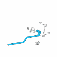 OEM Ford Fusion Stabilizer Bar Diagram - 7E5Z-5482-A