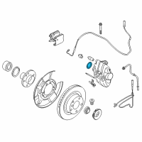 OEM BMW 320i Repair Set Brake Caliper Diagram - 34-21-6-857-153
