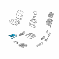 OEM Acura MDX Heater, Right Front Cushion Diagram - 81134-S3V-A01