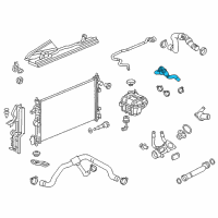 OEM Buick Regal Radiator Surge Tank Engine Hose Diagram - 22759097