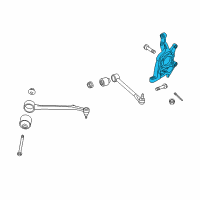 OEM 2015 Hyundai Genesis Coupe Knuckle-Front Axle, LH Diagram - 51715-2M101