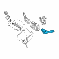 OEM 2012 Ford Fiesta Signal Switch Diagram - BE8Z-13341-BA