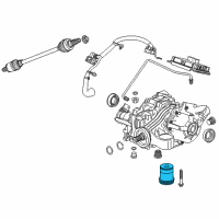 OEM 2020 Cadillac XT4 Differential Assembly Bushing Diagram - 26671362