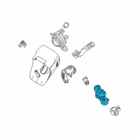 OEM Ford Lock Diagram - AA8Z-3F527-B