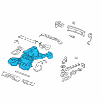 OEM 2009 Chevrolet HHR Floor Pan Assembly Diagram - 15283145