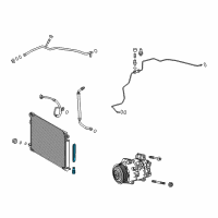 OEM 2020 Toyota RAV4 Drier Desiccant Bag Diagram - 88474-06020