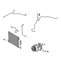 OEM 2018 Toyota Camry Compressor Diagram - 88310-06570