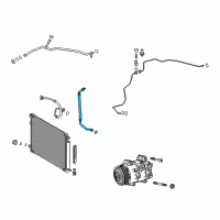 OEM 2020 Toyota Camry Front Suction Hose Diagram - 88704-06240