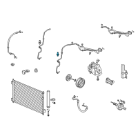 OEM 2014 Acura TL Sensor Assembly, Pressure Diagram - 80450-SFE-003