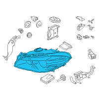 OEM 2015 BMW 550i xDrive Right Headlight Diagram - 63-11-7-343-906