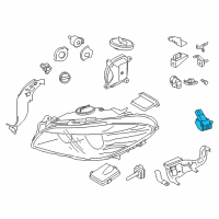 OEM 2016 BMW ActiveHybrid 5 Repair Kit, Led Module Diagram - 63-11-7-343-876