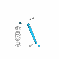 OEM Nissan Rogue ABSORBER Kit-Shock, Rear Diagram - E6210-JM01A