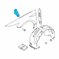 OEM 1994 Hyundai Elantra Aluminium Wheel Assembly Diagram - 52910-28300