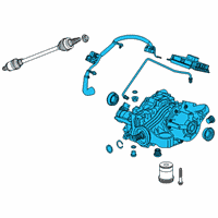 OEM Buick Regal Sportback Differential Assembly Diagram - 84672963