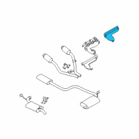 OEM 2002 Dodge Intrepid Shield-Exhaust Manifold Diagram - 4663766AB