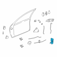 OEM 1996 Pontiac Sunfire Lock Diagram - 22723800