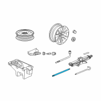 OEM 2012 Acura ZDX Extension, Jack Diagram - 89321-SZA-A01