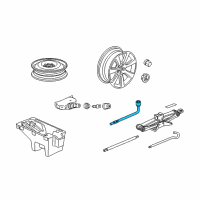 OEM 2013 Acura ZDX Wheel Wrench Diagram - 89211-SZN-A01