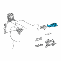 OEM 2019 Toyota Corolla Rear Mount Diagram - 12363-F2010