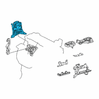 OEM 2022 Lexus UX250h INSULATOR Sub-Assembly Diagram - 12305-24020